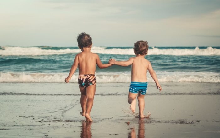 Niños en la playa